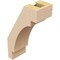 Ekena Millwork 3-inch W x 6-inch D x 10-inch H Merced Rough Cedar Woodgrain TimberThane Knee Brace, Primed BRCUR03X06X10MRCRCPR - alternate 3